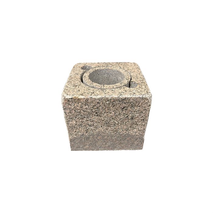Granitvase, Bohus 13x13 cm indsats 5 cm
