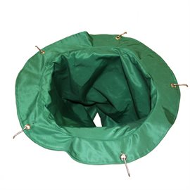 Urnegravtæppe i grøn beavernylon